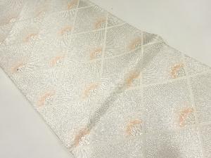 アンティーク 襷に花模様織出し袋帯(材料)